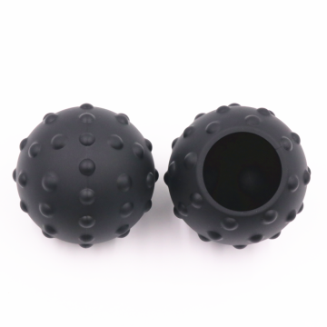 Factory custom molded silicon rubber parts hollow rubber ball